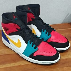 Jordan 1 Mid 'Bred Multi-color'